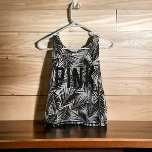 Victoria’s Secret PINK Palm Tree Logo Spring Break Muscle Tank Size: Small GUC